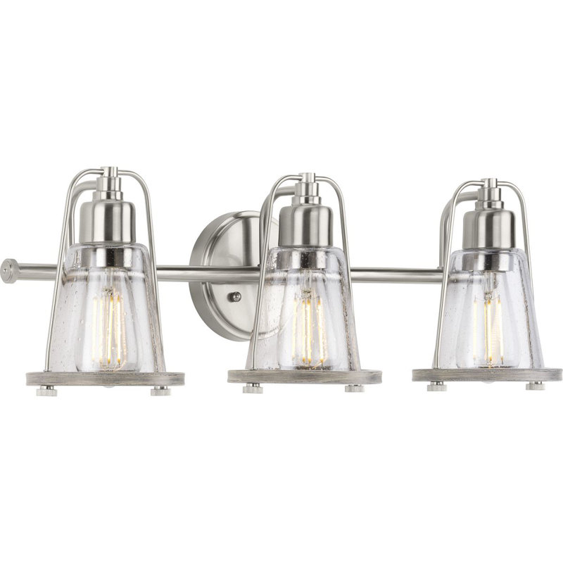 Éclairage pour meuble-lavabo à intensité variable Hollowell, Brushed Nickel