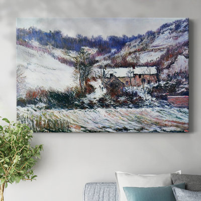 Snow Effect at Falaise, 1886-Gallery Wrapped Canvas