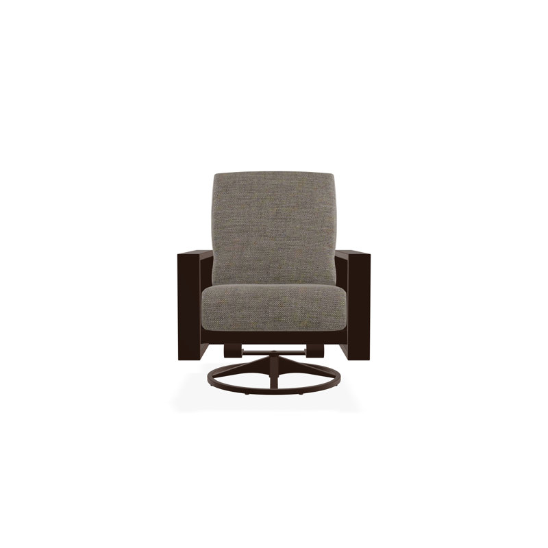 Larssen Outdoor Lounge Chair, Cast Ash Sunbrella® Plainweave, Kona