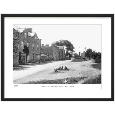 Carperby, Village And Cross 1914 - Single Picture Frame Print