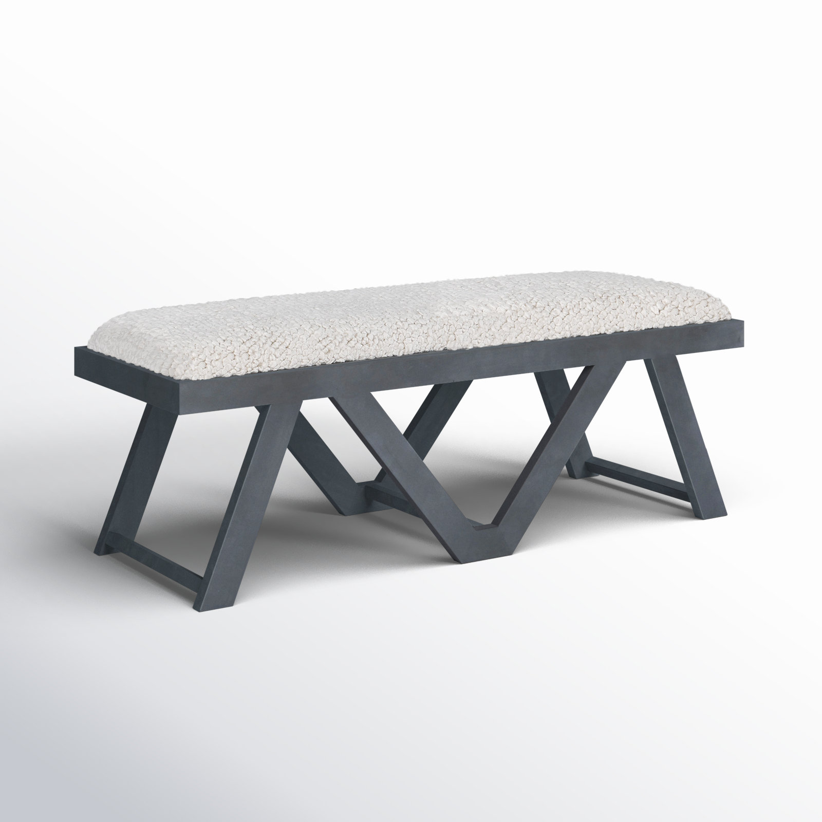 Felicity 46" Bedroom Bench, Gray