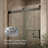 Levity 47.58" x 74" Bypass Shower Door with CleanCoat Technology-36664206-69281735