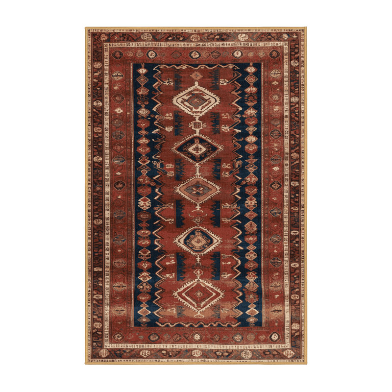 Tapis brun lavable à la machine, Tapis de couloir 2 pi x 4 pi