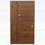 Armoire autoportante avec tablettes coulissantes multifonctionnelles, tablette latérale à 4 niveaux, 2 tiroirs, porte en verre