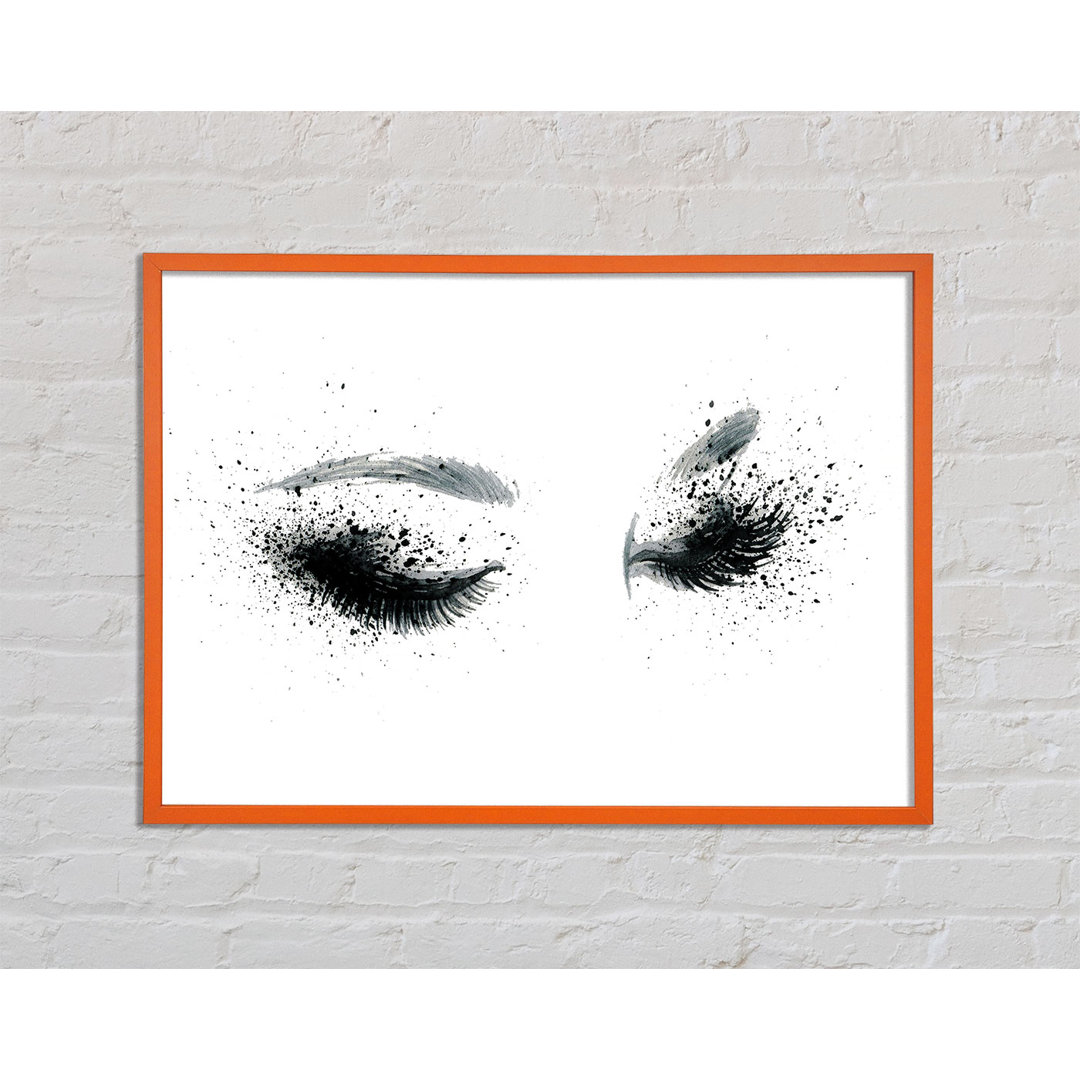 Eyes That Flutter - Einzelne Bilderrahmen Kunstdrucke