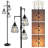 68" Industrial Farmhouse Floor Lamp With 3 Teardrop Cages & 3 Dimmable Led Edison Bulbs, Tall Standing Lamp For Living Room, Bedroom, Office-1742472001