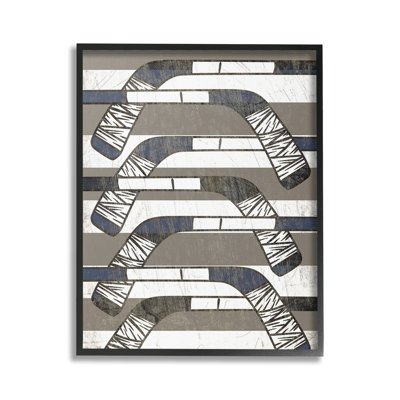 «Hockey Sticks», art mural sur toile par Lil 'Rue