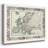 " Bordered Map of Europe " Oil Print-1663162377-1663162376