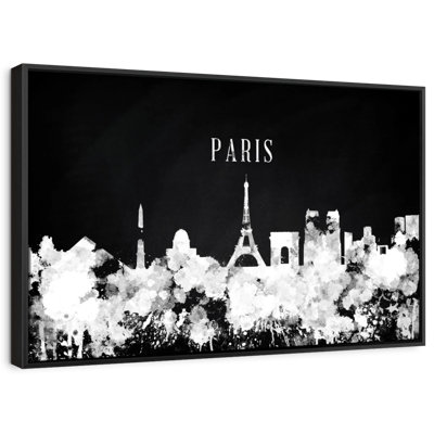" Paris Skyline BW "