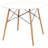 Lotasha Round with Solid Wood Base Dining Table-1195509300