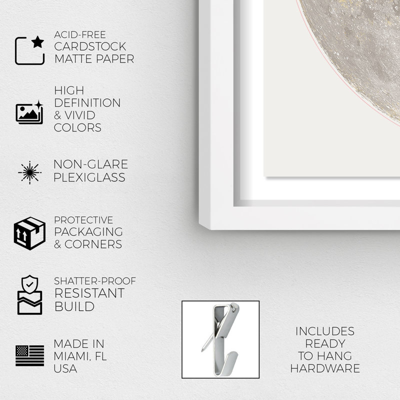 Moon Light I Print, Shadowbox