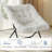 Folding Upholstered Saucer Chair-504496127