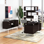 Calera 3 Piece Writing Desk Office Set