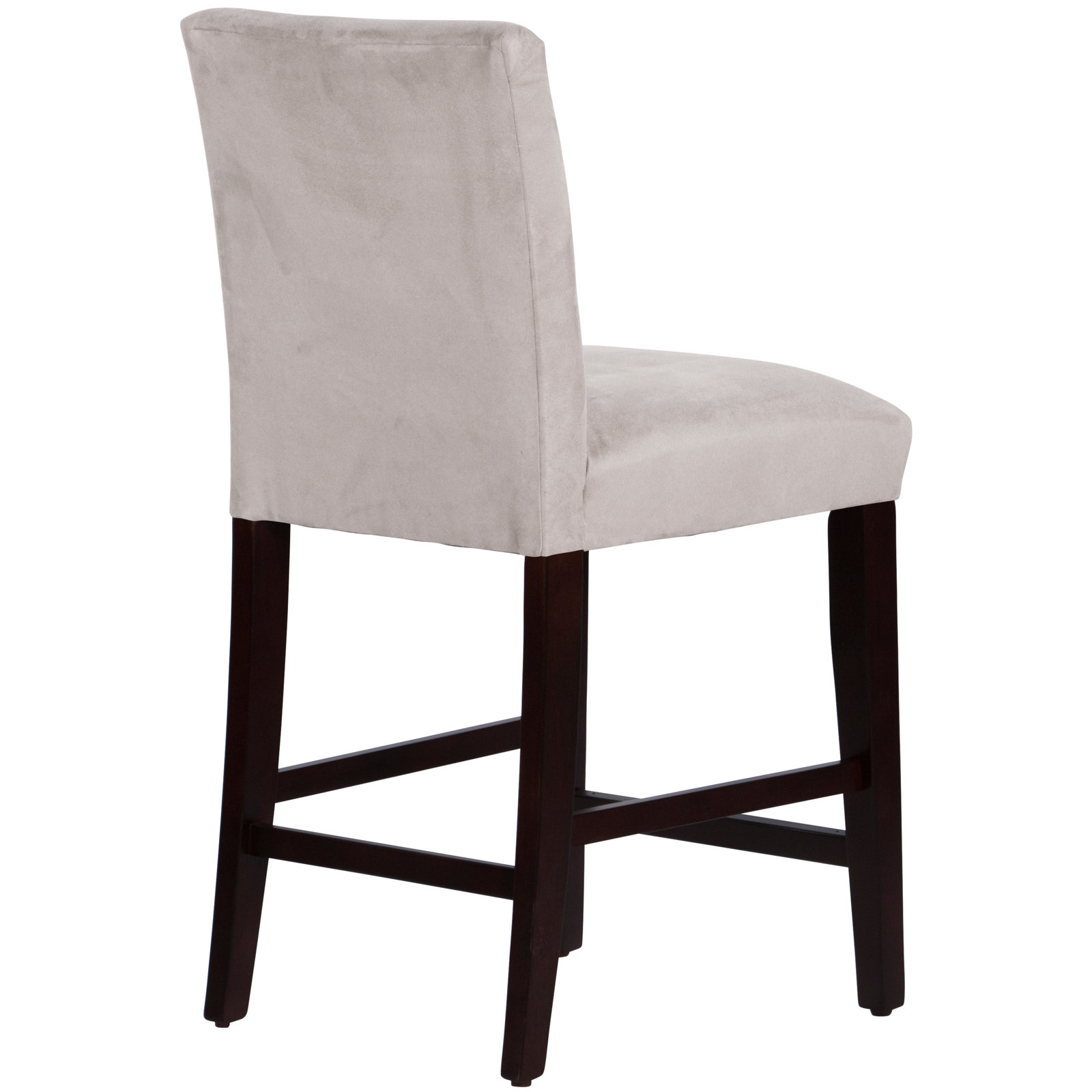 Hadrien Bar and Counter Stool, Counter Stool (26" Seat Height), Espresso, Classic Ocean Velvet