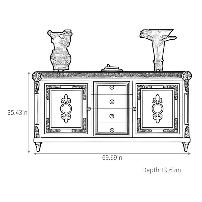 High-End Large-Capacity Sideboard