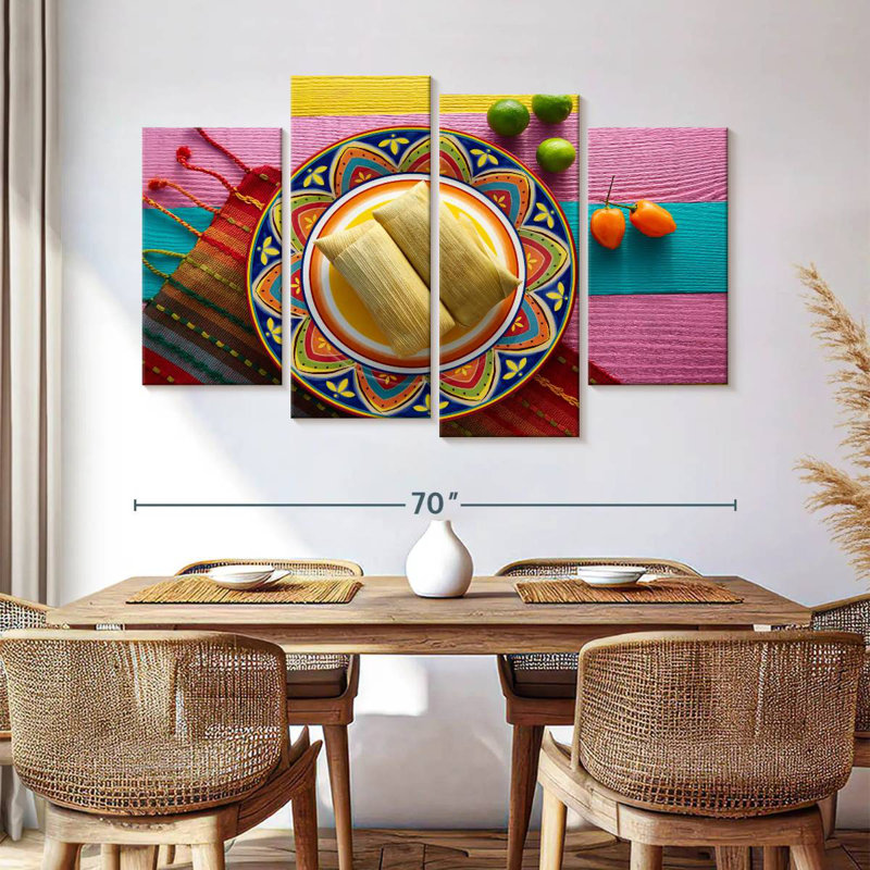 Yarlin Mexican Tamales, 42" H x 68" W