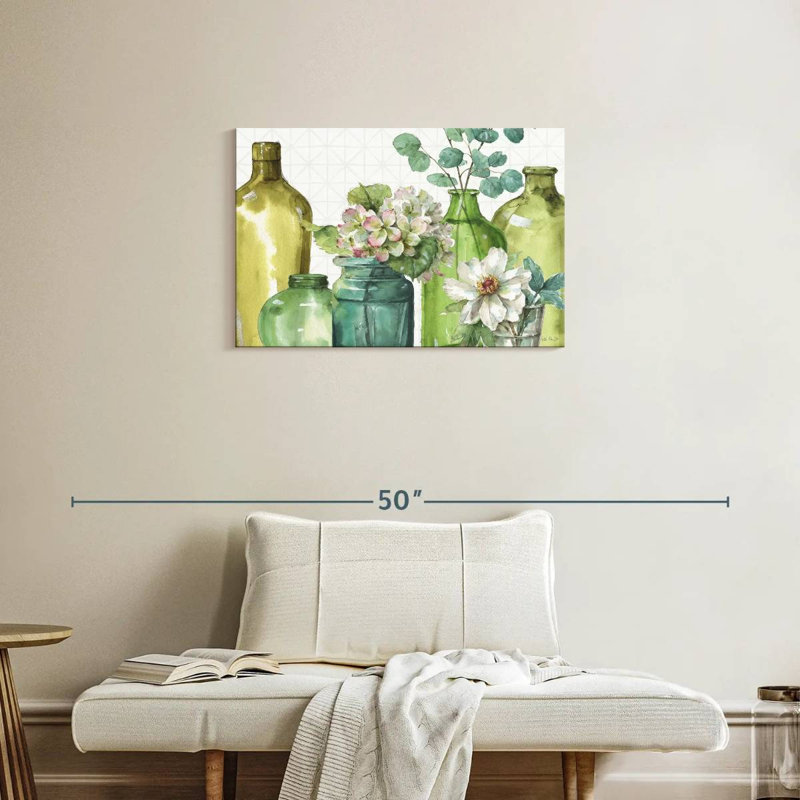 Mélanges décoratifs verts I, H 20 po x l 30 po