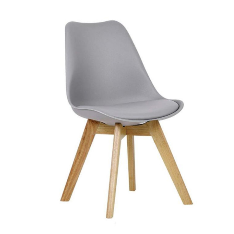 Algol 45cm H Upholstered Side Chair, Grey