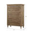 Commode 5 tiroirs Taupe