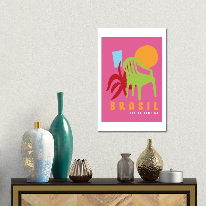 Rio - reproduction d'art mural - toile tendue, H 18 po x l 12 po, Toile tendue, Ne s’applique pas