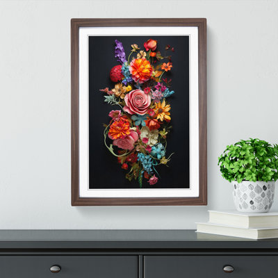 Floral Conceptual - Framed Print