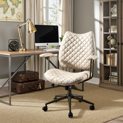Chaise de bureau pivotante avec vérin à gaz Albaugh