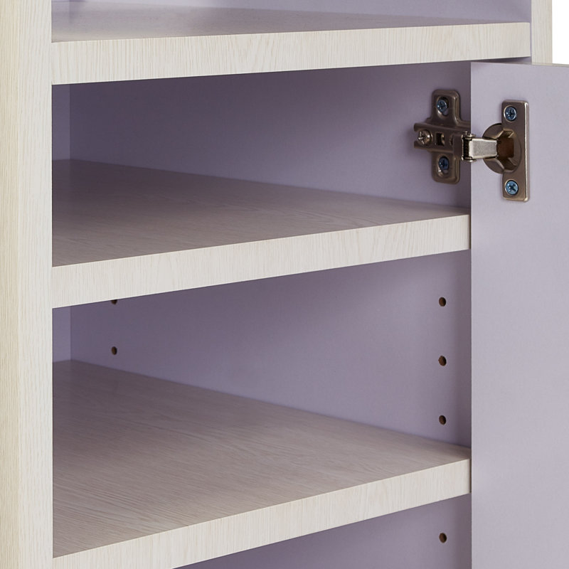 40.5'' H x 18'' W 1 AV Cart with Wheels