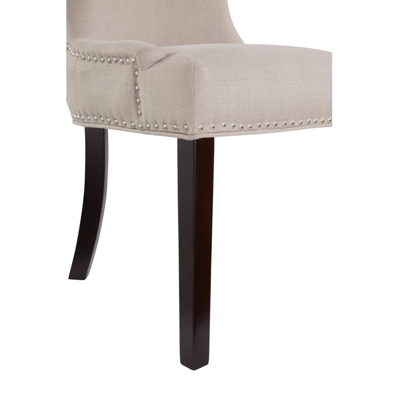 Olmo Craven Dining Chair with Nail Trim, Jennings Beige Sand