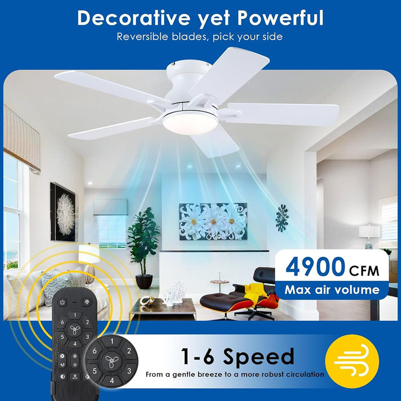 Ventilateurs de plafond modernes avec lumières et télécommande / ...