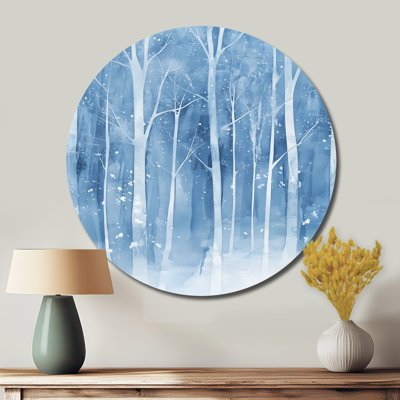 Jahniah - Landscapes Metal Wall Decor Round