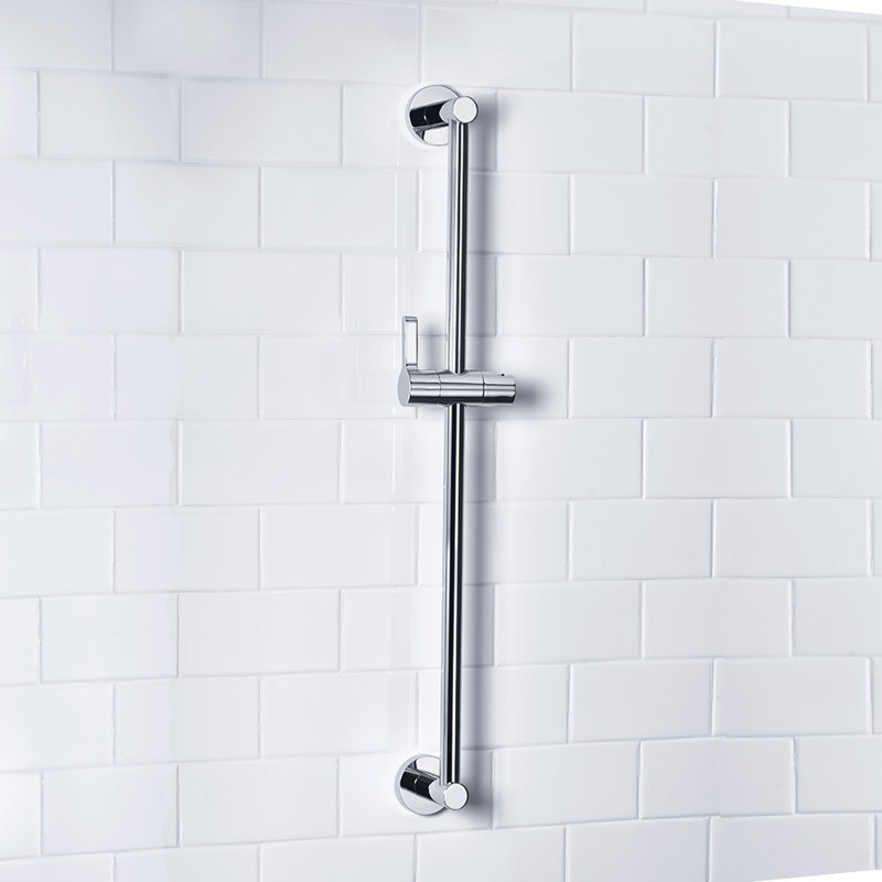 Kafka Tub and Shower Faucet  & Sliding Rail, Polished Chrome
