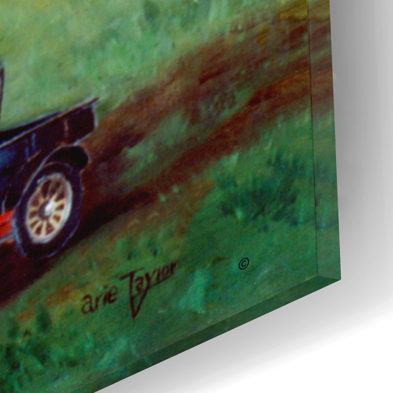 Art mural en verre, 36 "x 24", H 12 po x l 16 po x P 0,13 po