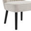 Chaise, version blanche - Élégante pour les petits espaces avec pieds et abat-jour Siège confortable