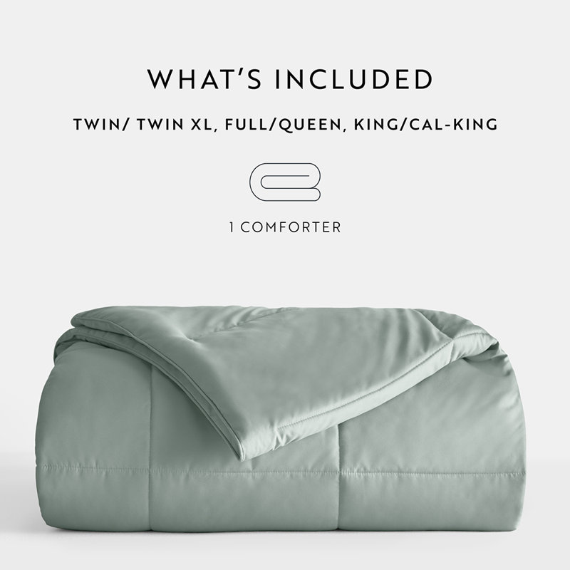 Édredon en duvet synthétique doux, Édredon très grand, Eucalyptus