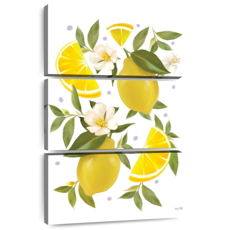 Yarlin Citrus Lemon Botanical, 74" H x 48" W