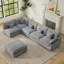 Canapé modulaire en forme de U avec repose-pieds mobile Elowen-270203321