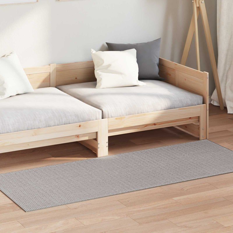 Modern Indoor Rug, Cream/Taupe, Runner 80 x 200 cm