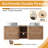 Greythor 60'' Wall-Mounted Double Bathroom Vanity With Ceramic Sink & Storage Shelves,60'' Double Bathroom Vanity Set With Engineered Stone Top-608480526-608480525