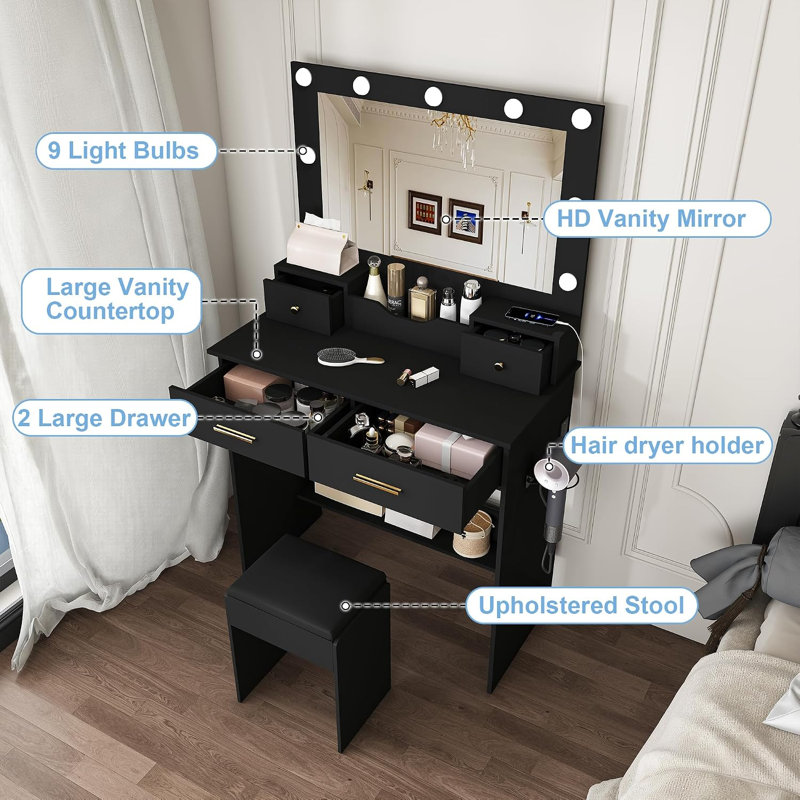 80 cm W Chest of 4 Drawers
