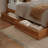 Lamareon Solid Wood Storage Platform Bed with Footboard & Under Bed Drawers-756382970-756382972