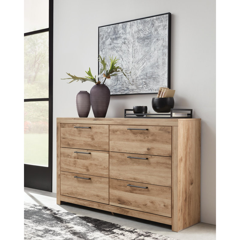Homeira 58.7'' W 6 - Drawer Dresser