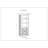 30"W Solid Wood 3 Shelf Bookcase with 2 Adjustable Shelves and Cabinet
