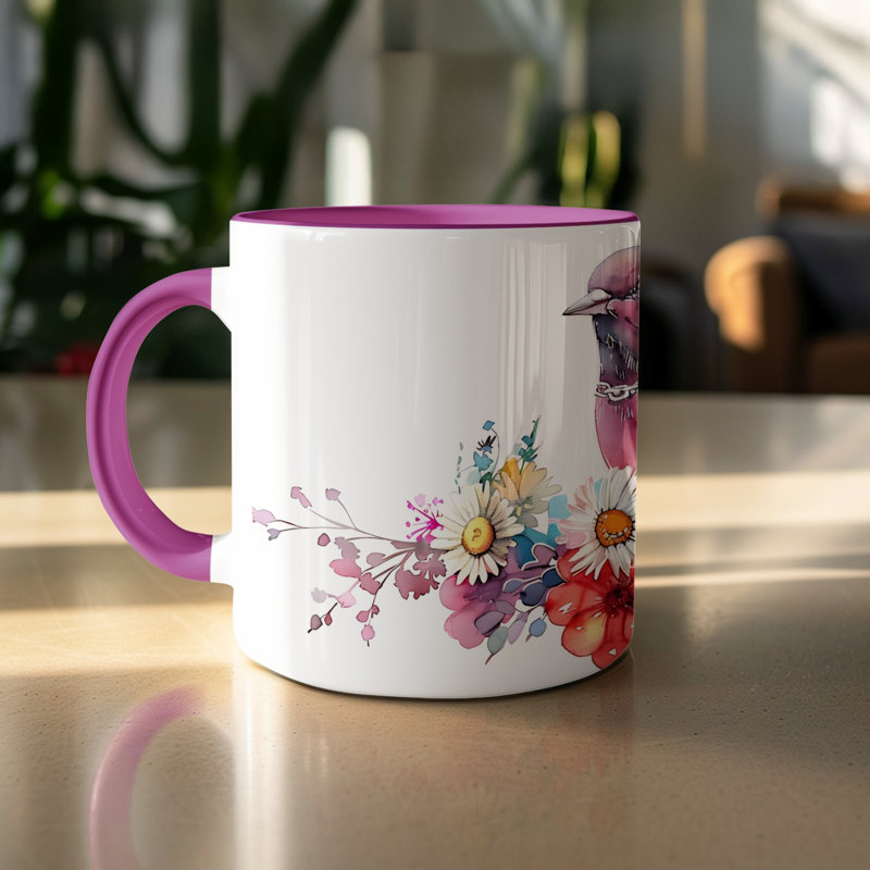 Ceramic Coffee Mug, Purple