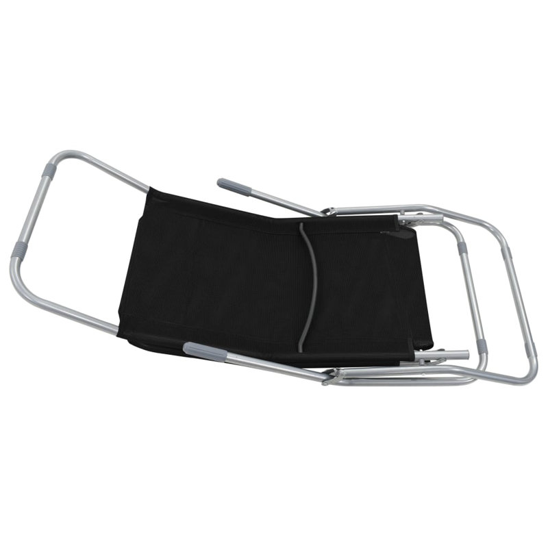 Dicha Reclining Deck Chair, Black