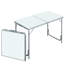 Table de camping pliante de 47 po avec hauteur réglable - Légère, portable, pour le camping, les pique-niques, le garage réglable, solide, pique-nique, besoins