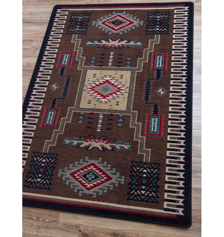 Busselton Southwestern Indoor Rug, Rectangle 5'4" x 7'8"