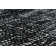 Schram Chevron Handmade Tufted Wool Black/White Area Rug