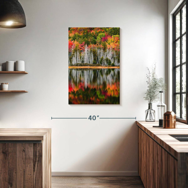 Forêt d'automne Alvord Acadia, H 36 po x l 24 po