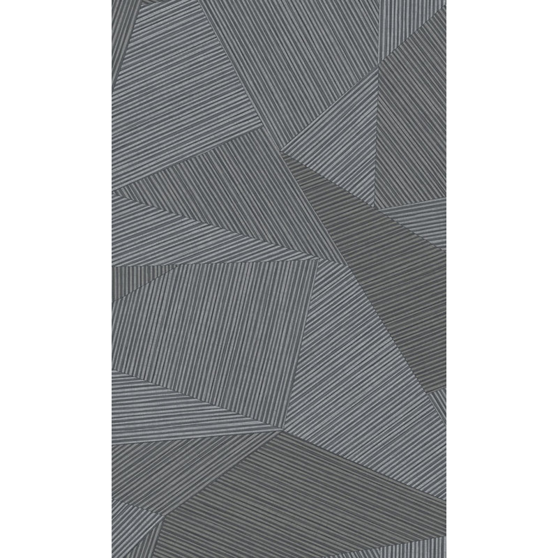 Beathe Geometric Shapes Double Roll, Dark Gray