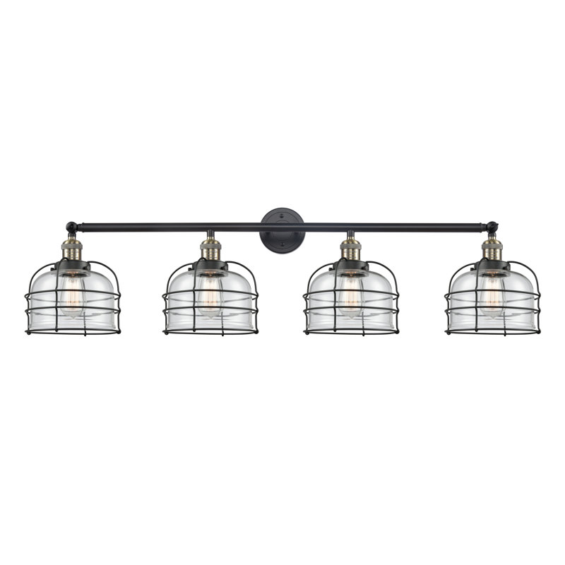 4 - Light Dimmable Vanity Light, Clear